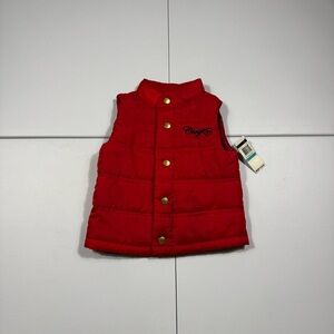 COOGI Red Vest with Gold Accents
